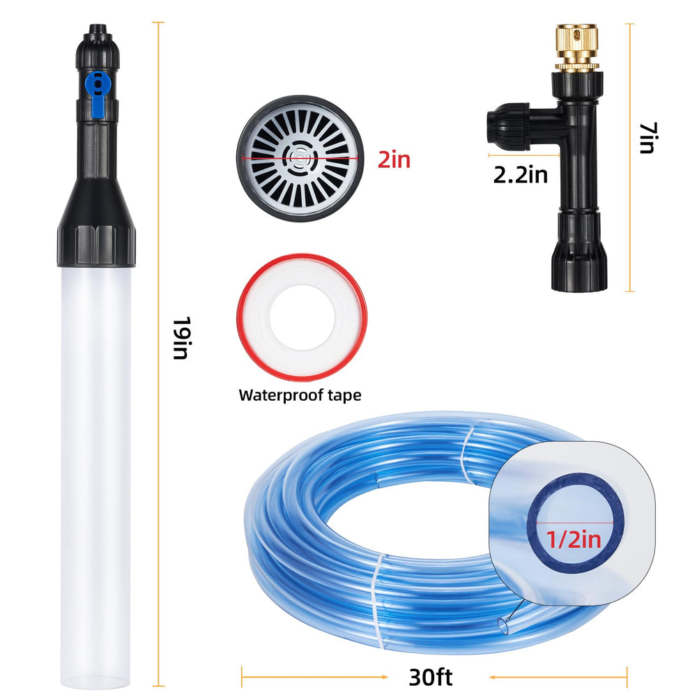 DXOPHIEX three adapters fit most taps for easy setup