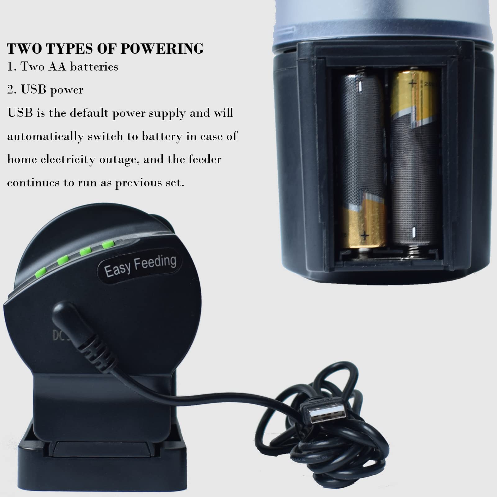 DXOPHIEX WiFi Fish Feeder mounted on tank edge or hood