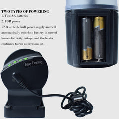 DXOPHIEX WiFi Fish Feeder mounted on tank edge or hood