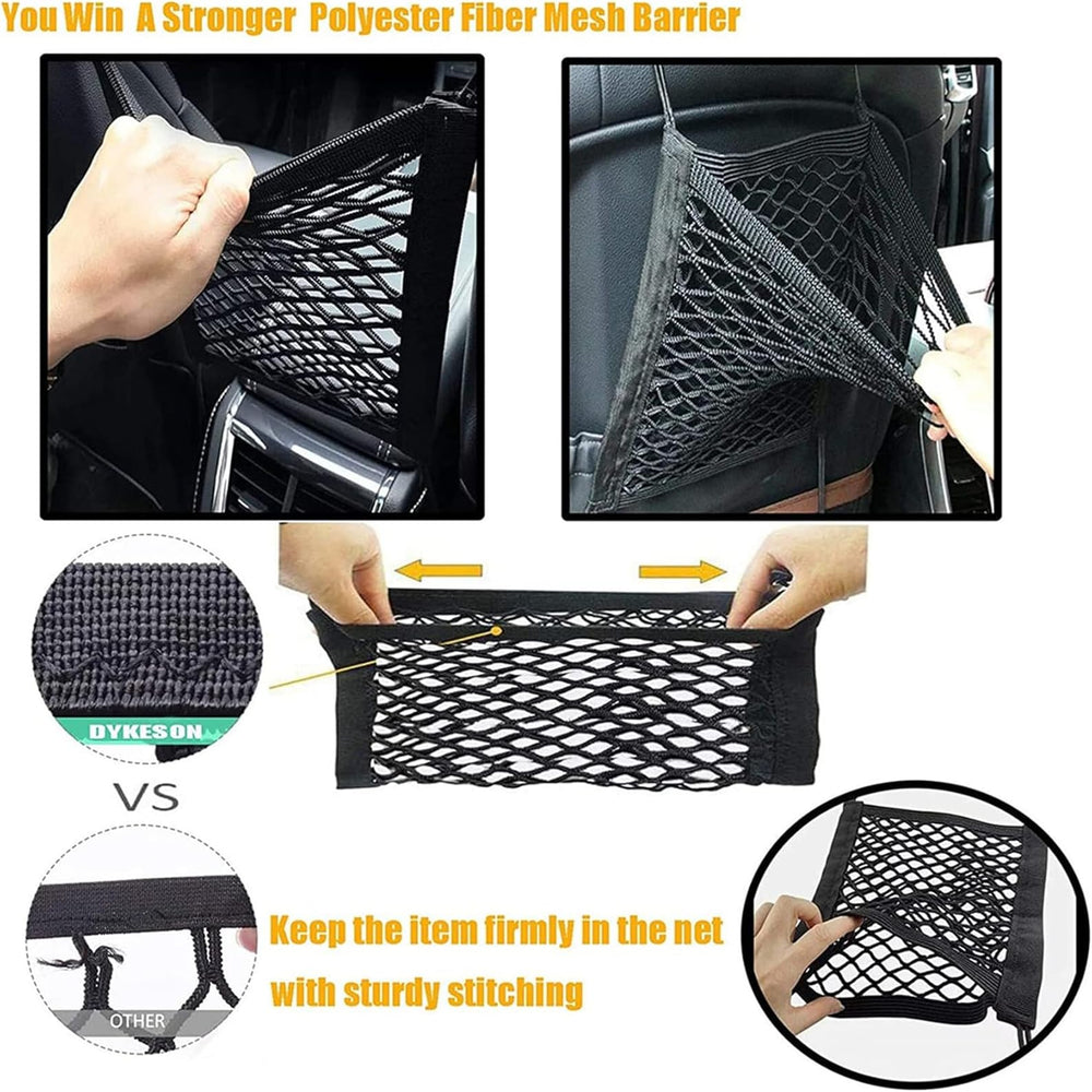 DYKESON easy-install headrest hooks enable quick, tool-free setup
