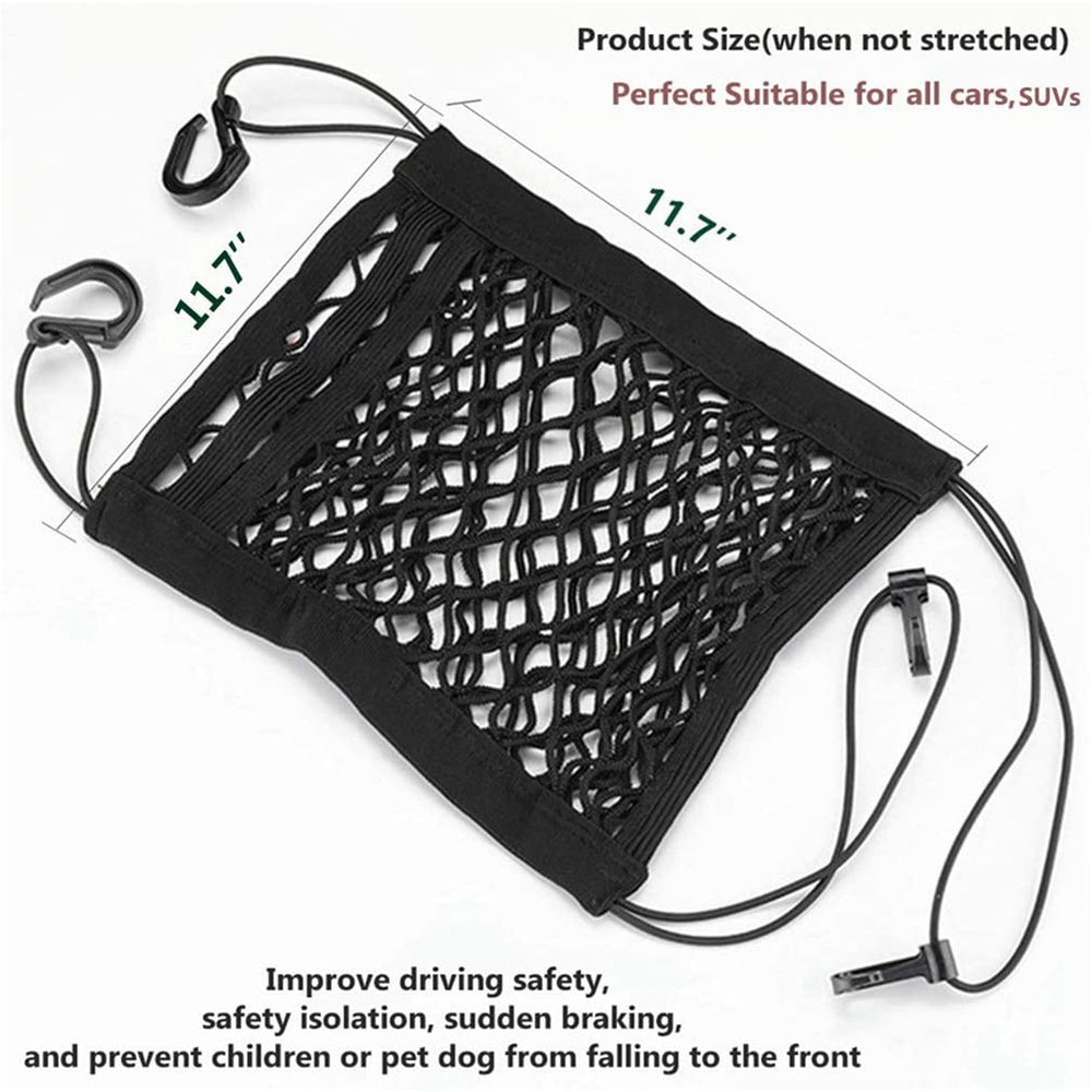 DYKESON bounce-resistant barrier creates calm space for pets during drives.