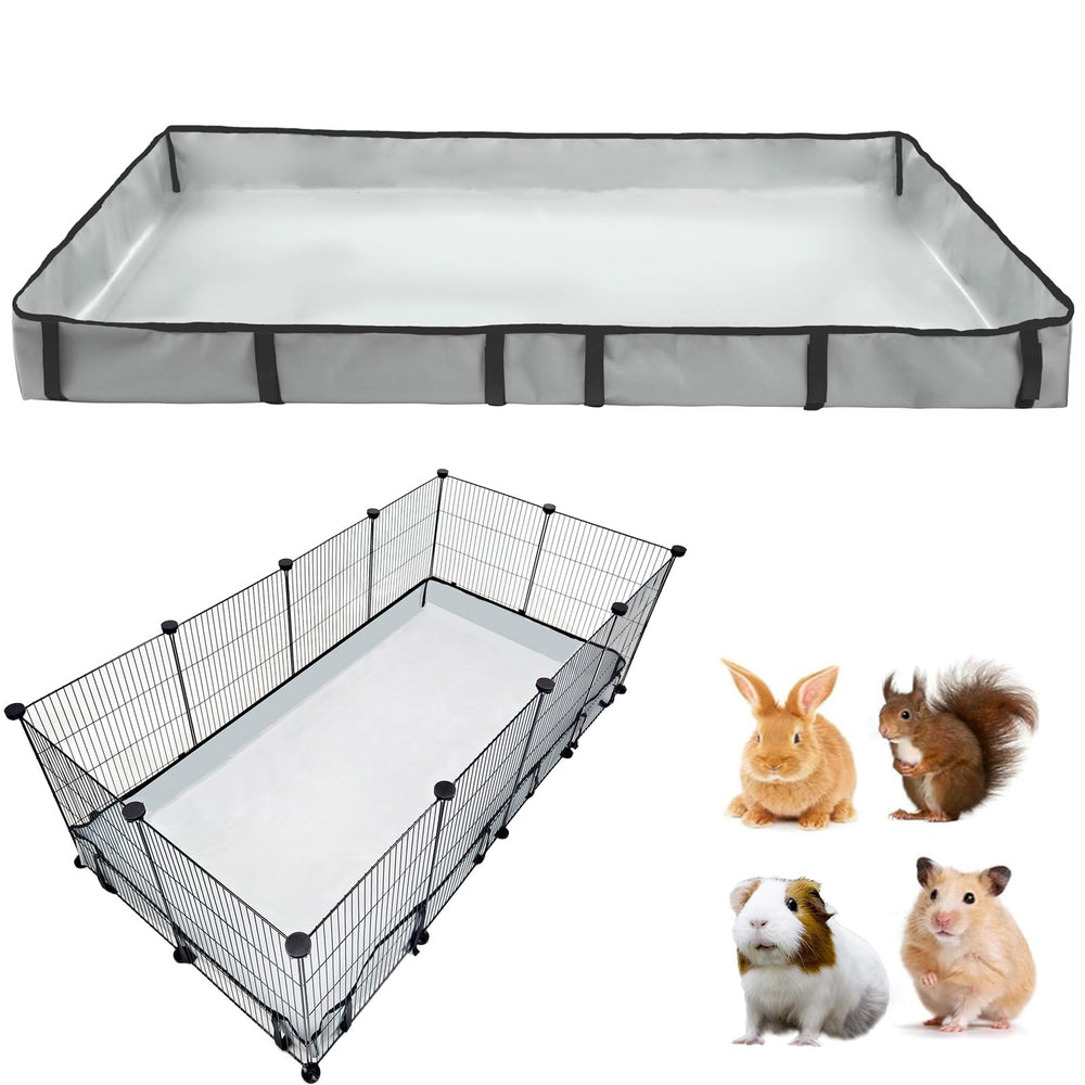 DZWLKJ Guinea Pig Cage Liner 28x56 assembled for a sturdy cage base.