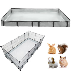 DZWLKJ Guinea Pig Cage Liner 28x56 assembled for a sturdy cage base.