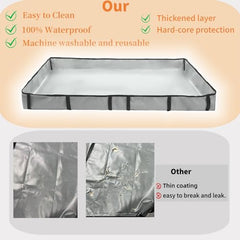 DZWLKJ guinea pig cage liner Velcro attachments secure a stable fit in cages