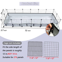 DZWLKJ guinea pig cage liner velcro attachments for secure positioning