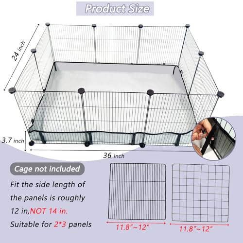 DZWLKJ guinea pig cage liner waterproof bottom prevents urine seepage and messes