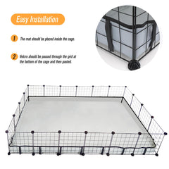 DZWLKJ guinea pig cage liner—waterproof fabric for lasting use.