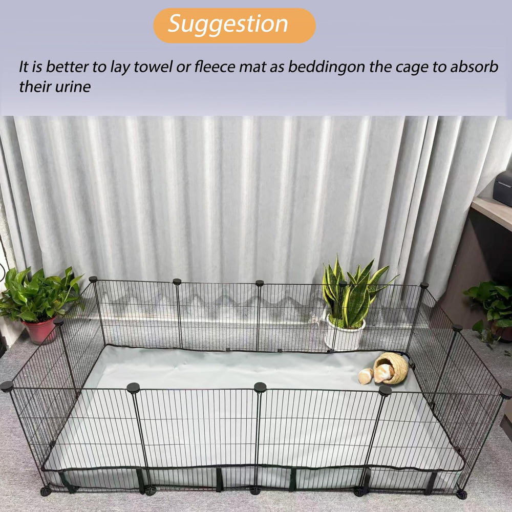 DZWLKJ Small-animal cage liner compatibility with multiple pets.