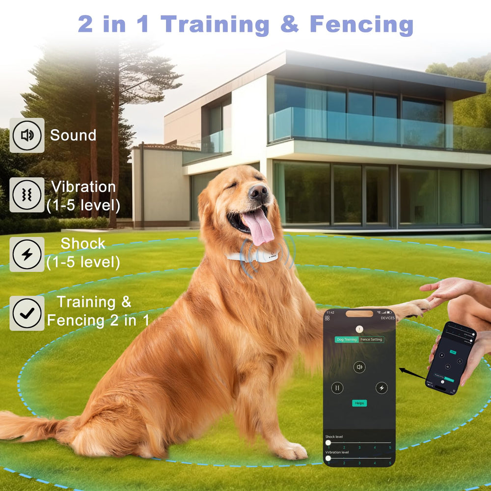 E-FENCE IP7 waterproof design handles rain mud and splashes.