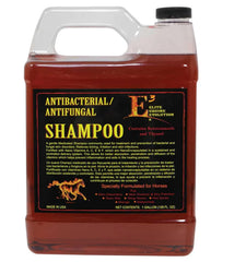 E3 Antifungal Skincare Shampoo bottle for pets promotes healthy coat and skin