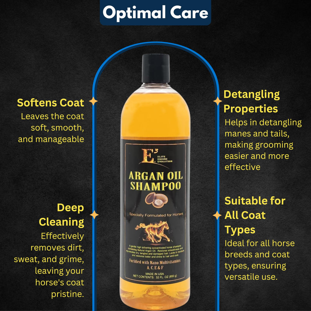 E3 Argan Oil Shampoo foam-lather shows rich cleanse and detangling benefits.