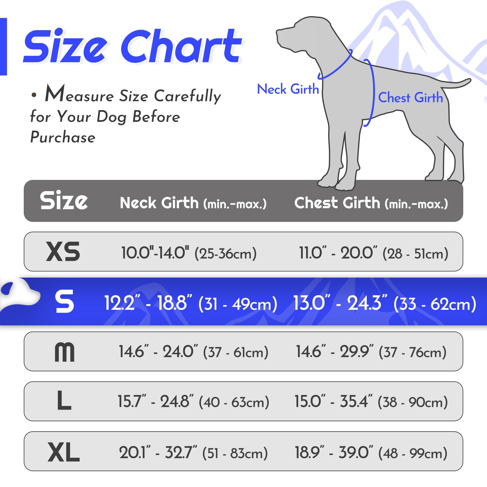 Eagloo dog harness blue back view highlights secure back ring for relaxed strolling
