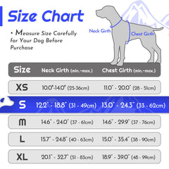 Eagloo dog harness blue back view highlights secure back ring for relaxed strolling