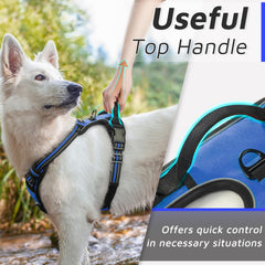 Eagloo dog harness front leash clip for effective training and reduced pulling.