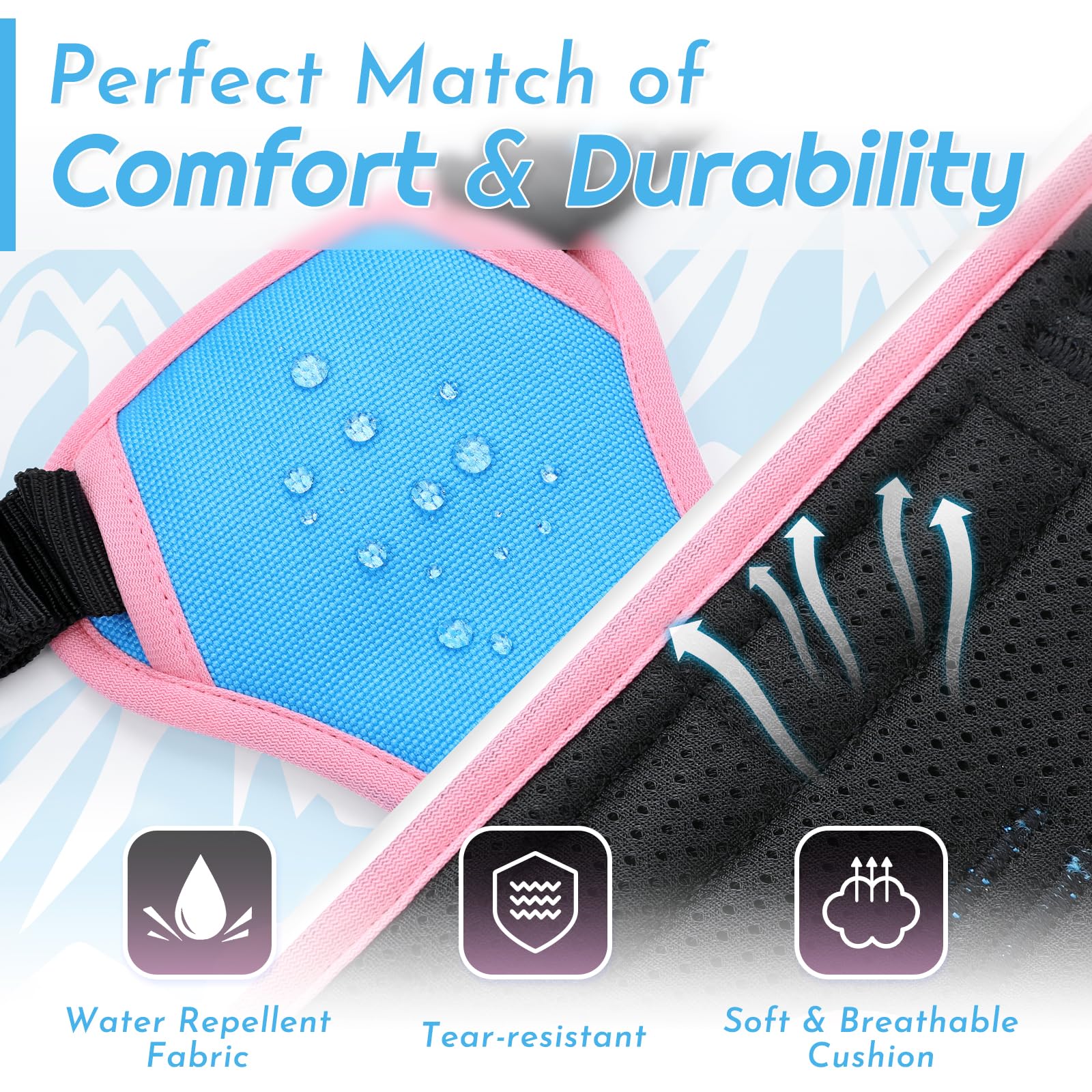 Soft-edged no choke design minimizes irritation for daily wear.
