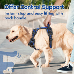 Eagloo dog harness small back handle offers quick assistance when needed