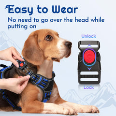 Eagloo dog harness small back ring for comfortable everyday walking and control