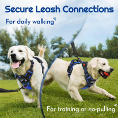 Eagloo dog harness small front ring redirects forward motion for easier training