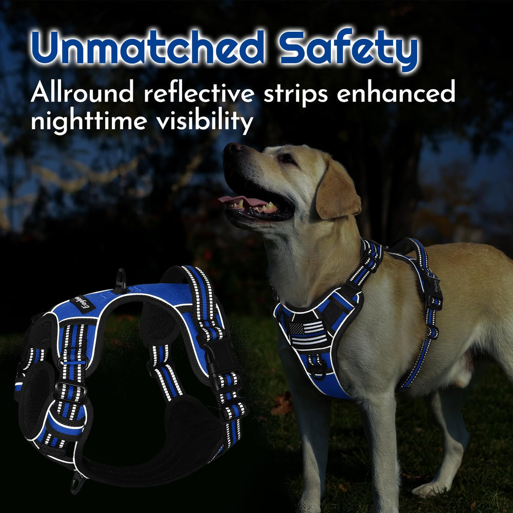 Eagloo dog harness small magic tape enables personalized styling while staying secure