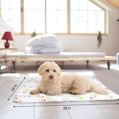 EAGMAK paw-print fleece blanket in grey color adds subtle warmth for moments with pets.