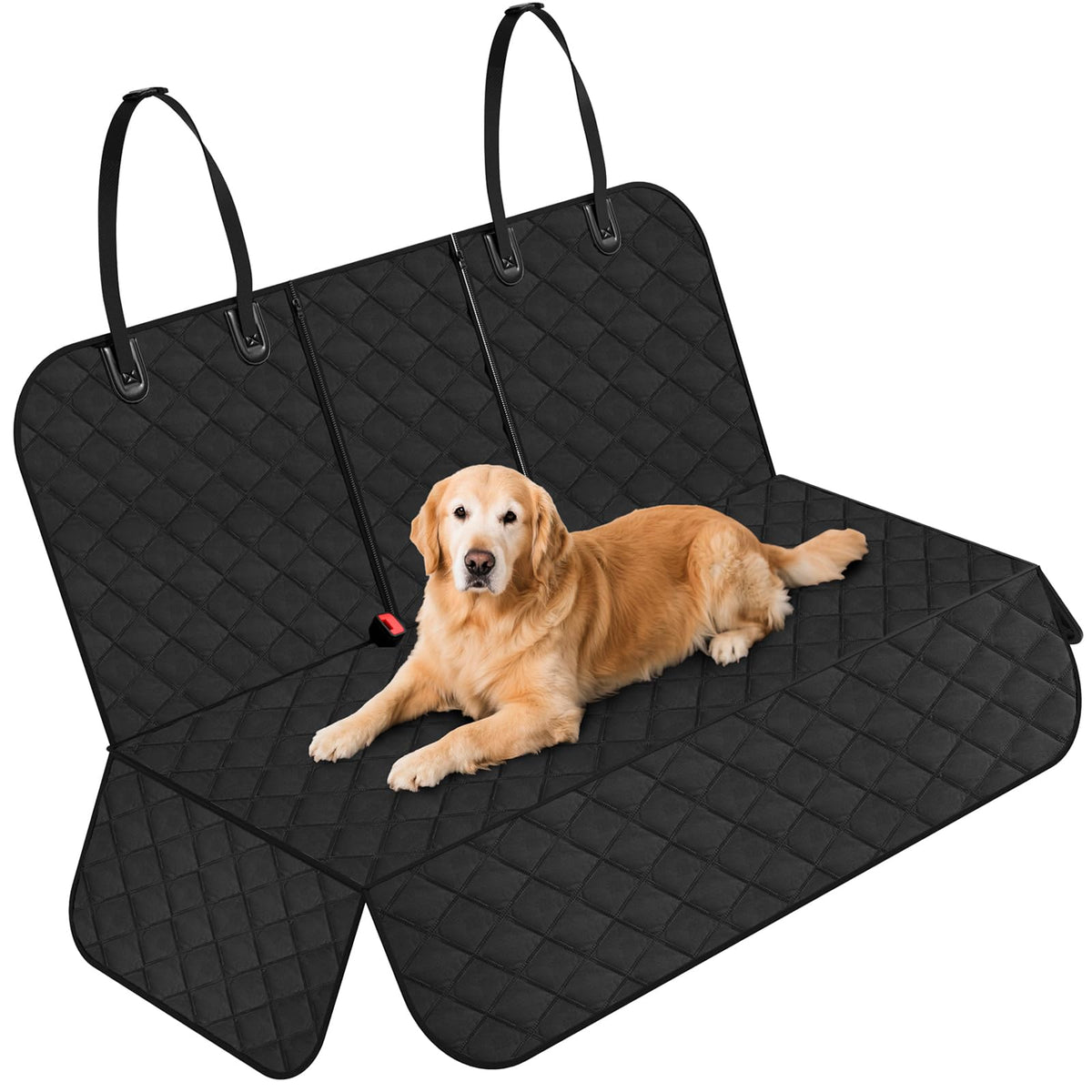 Eamefia dog car seat cover back seat universal fit protects upholstery from fur