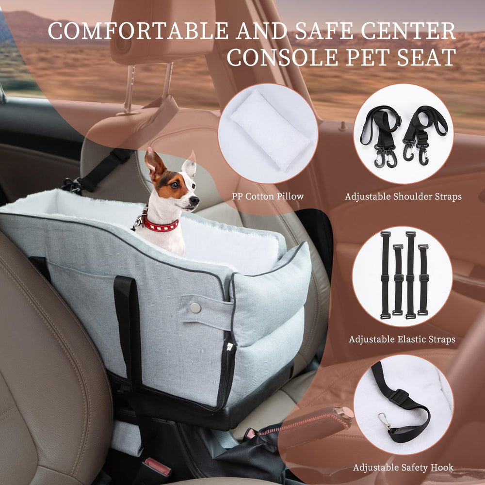 Earond center console seat in use demonstrates travel bed and cozy containment.