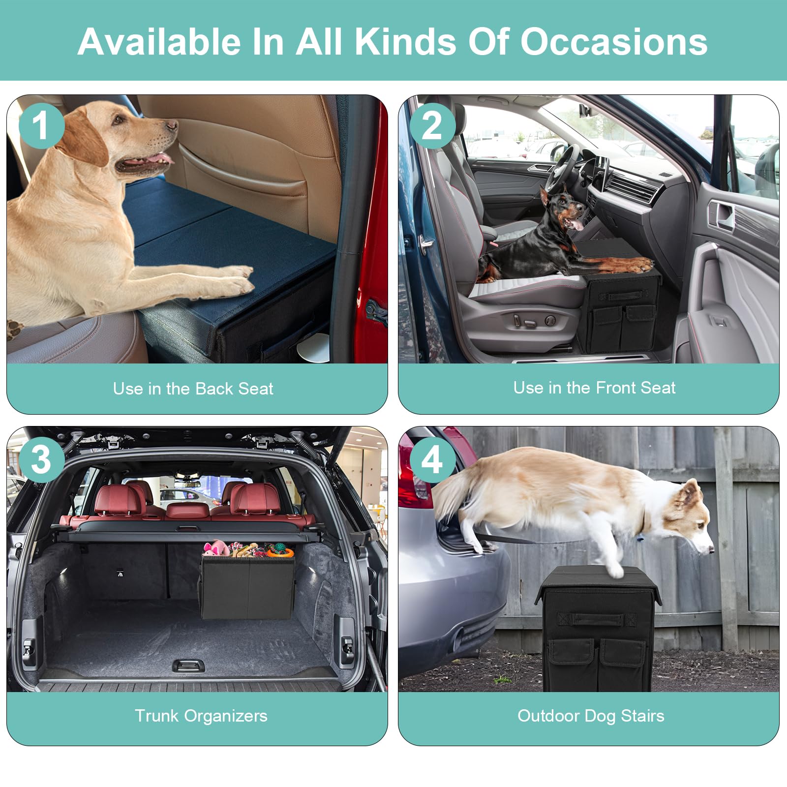 Earond seat extender fits most cars and SUVs for versatile travel