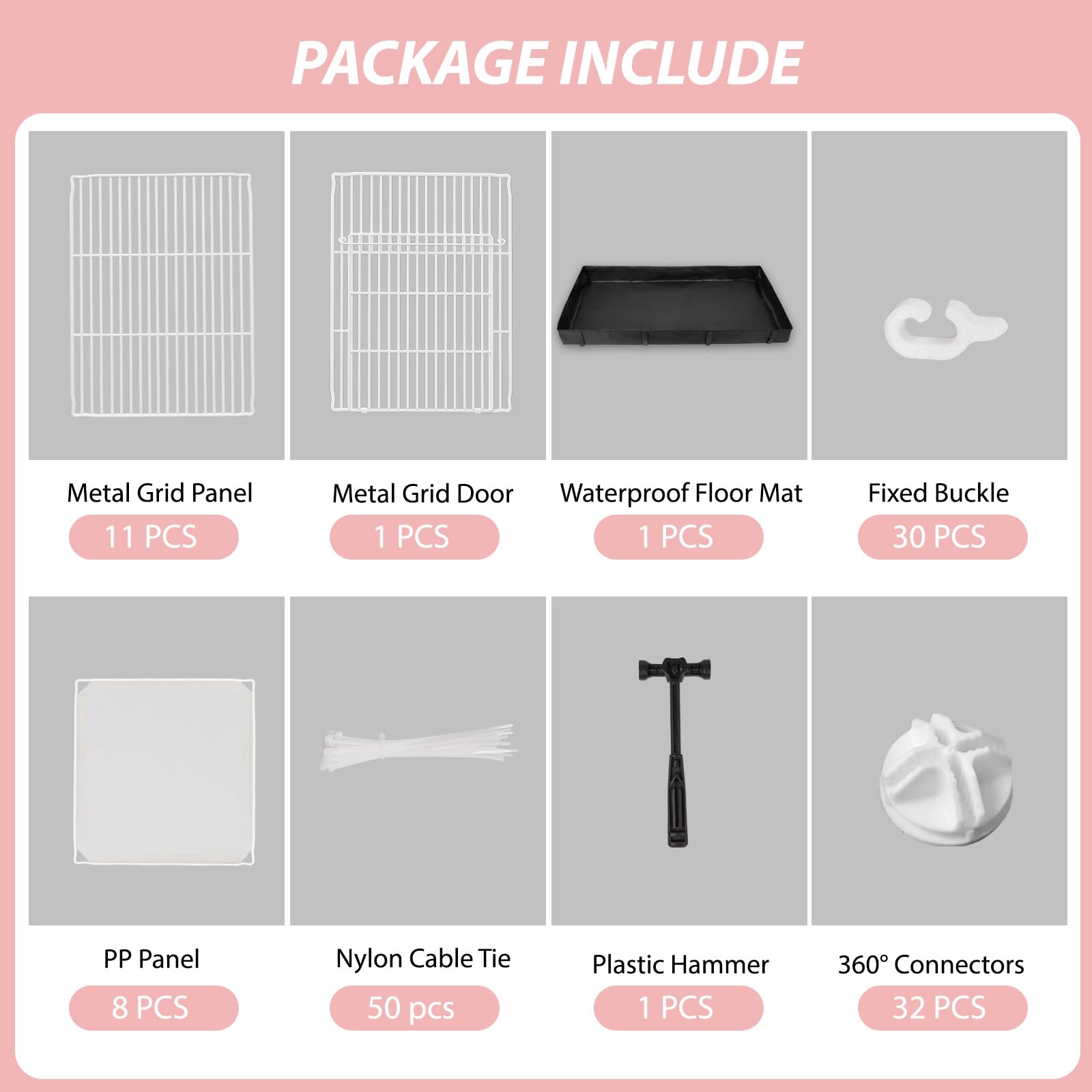 EAROND expandable design connects multiple sets for larger enclosures.
