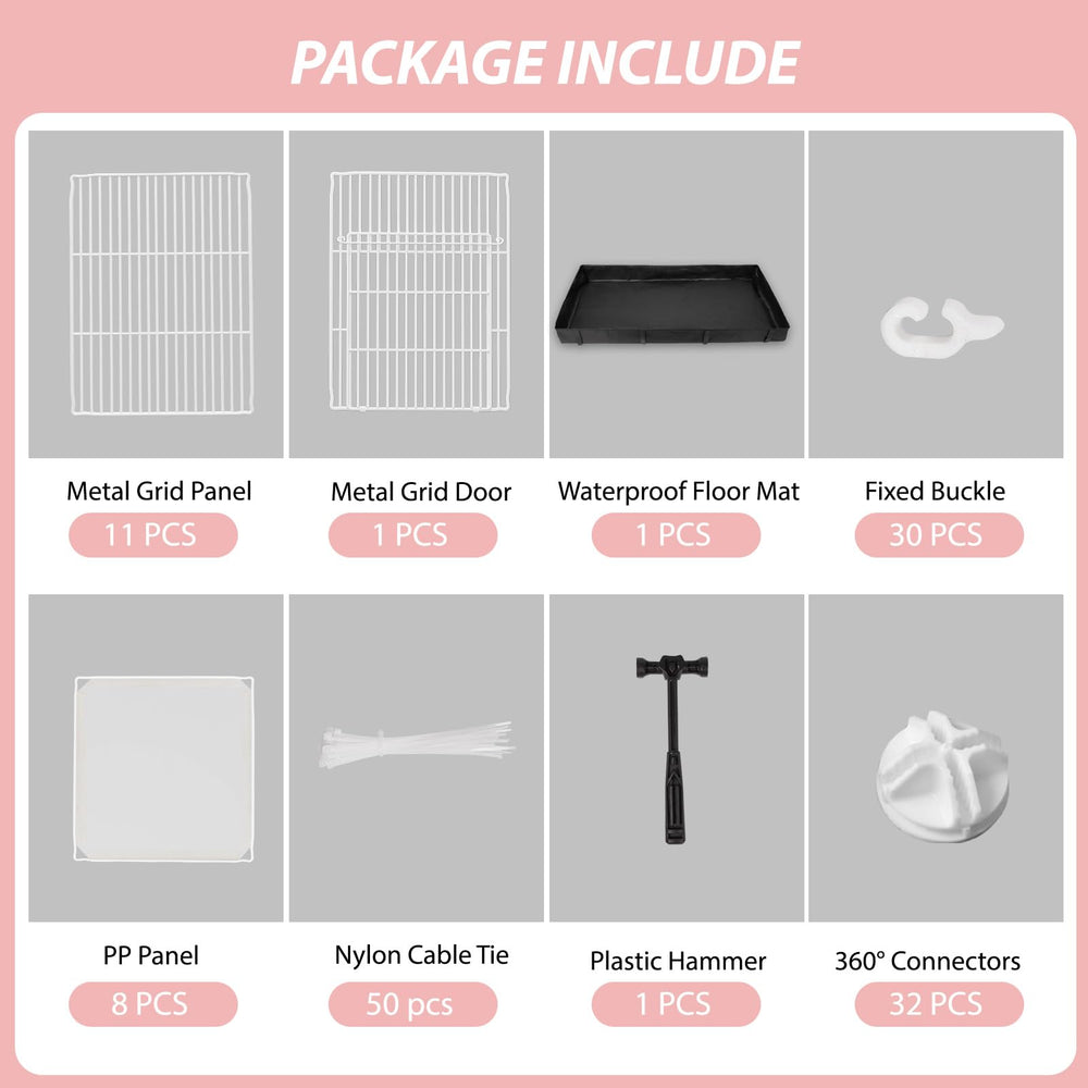 EAROND expandable design connects multiple sets for larger enclosures.