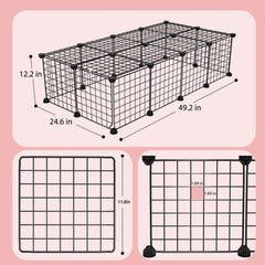 EAROND small animal playpen assembles quickly, offering flexible layout for varied living spaces
