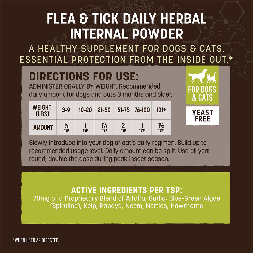 Earth Animal Apothecary proteccion natural para perros y gatos en uso diario
