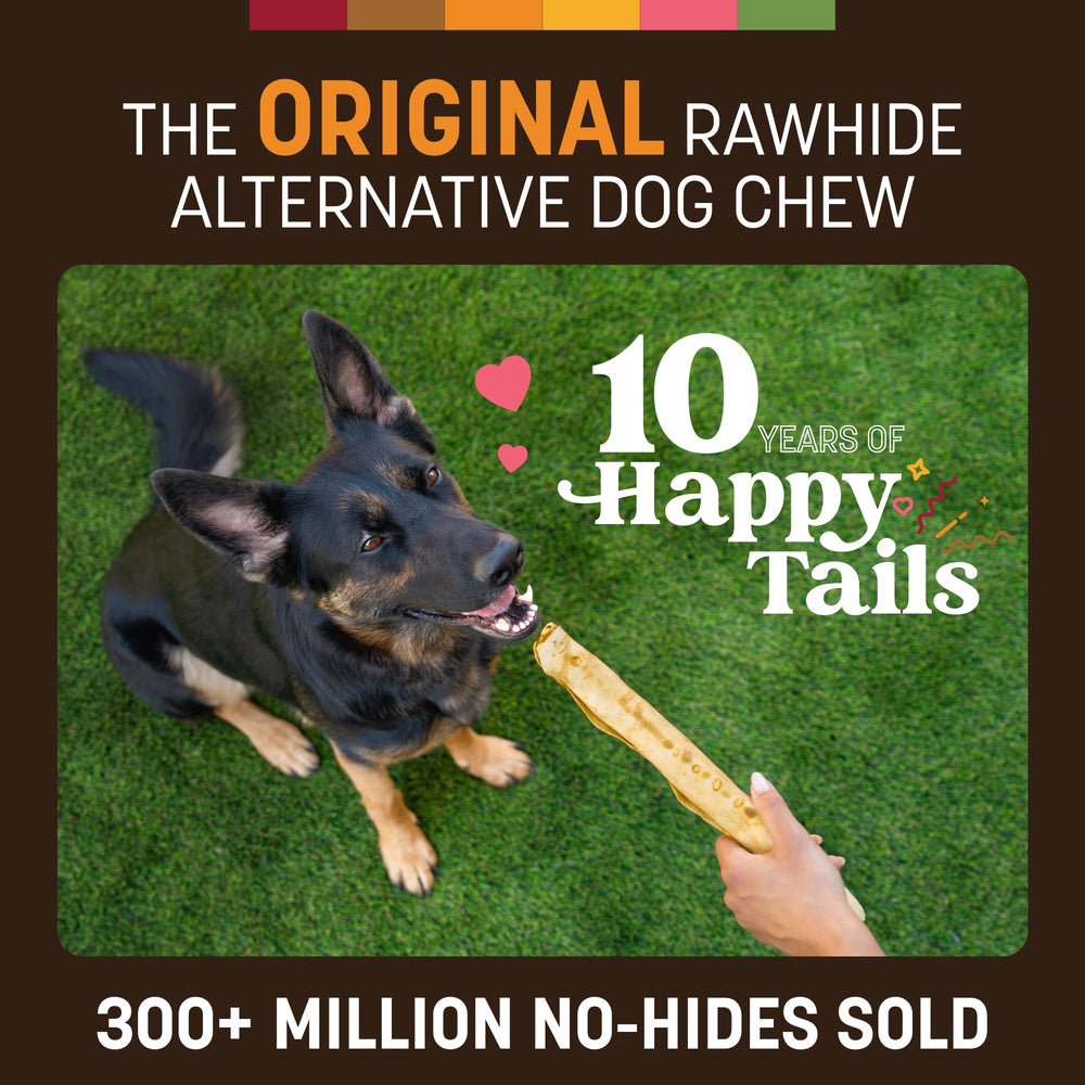 Earth Animal No Hide Chews Rolls ingredients label close-up