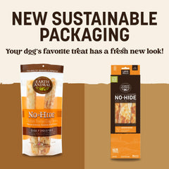 Earth Animal No Hide Chews Rolls chicken flavor close-up for big breeds