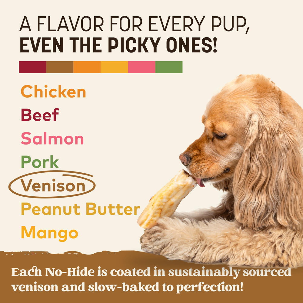 Earth Animal No Hide packaging highlights USA-made production and seven pure ingredients