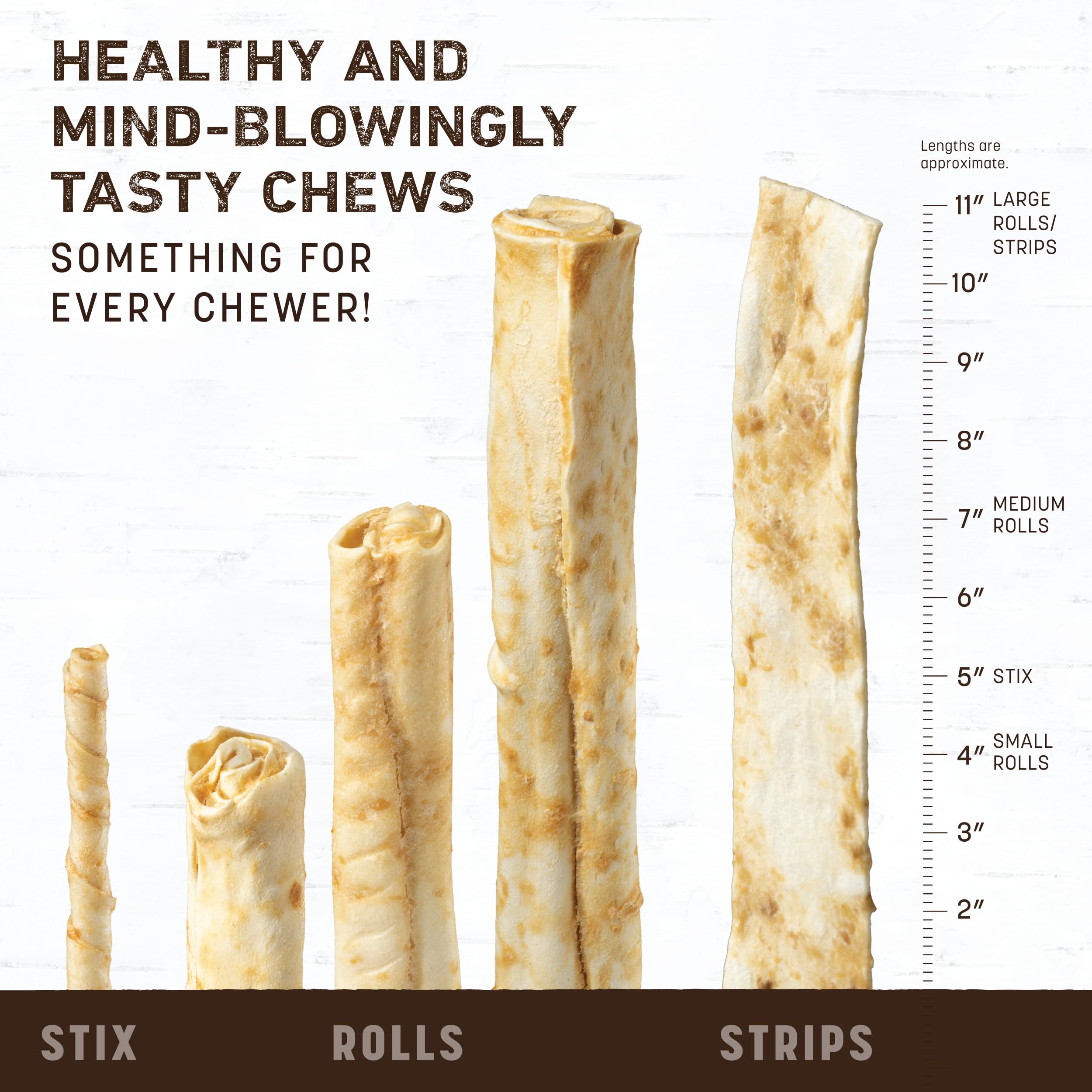 Earth Animal No Hide Rolls natural ingredients list visible
