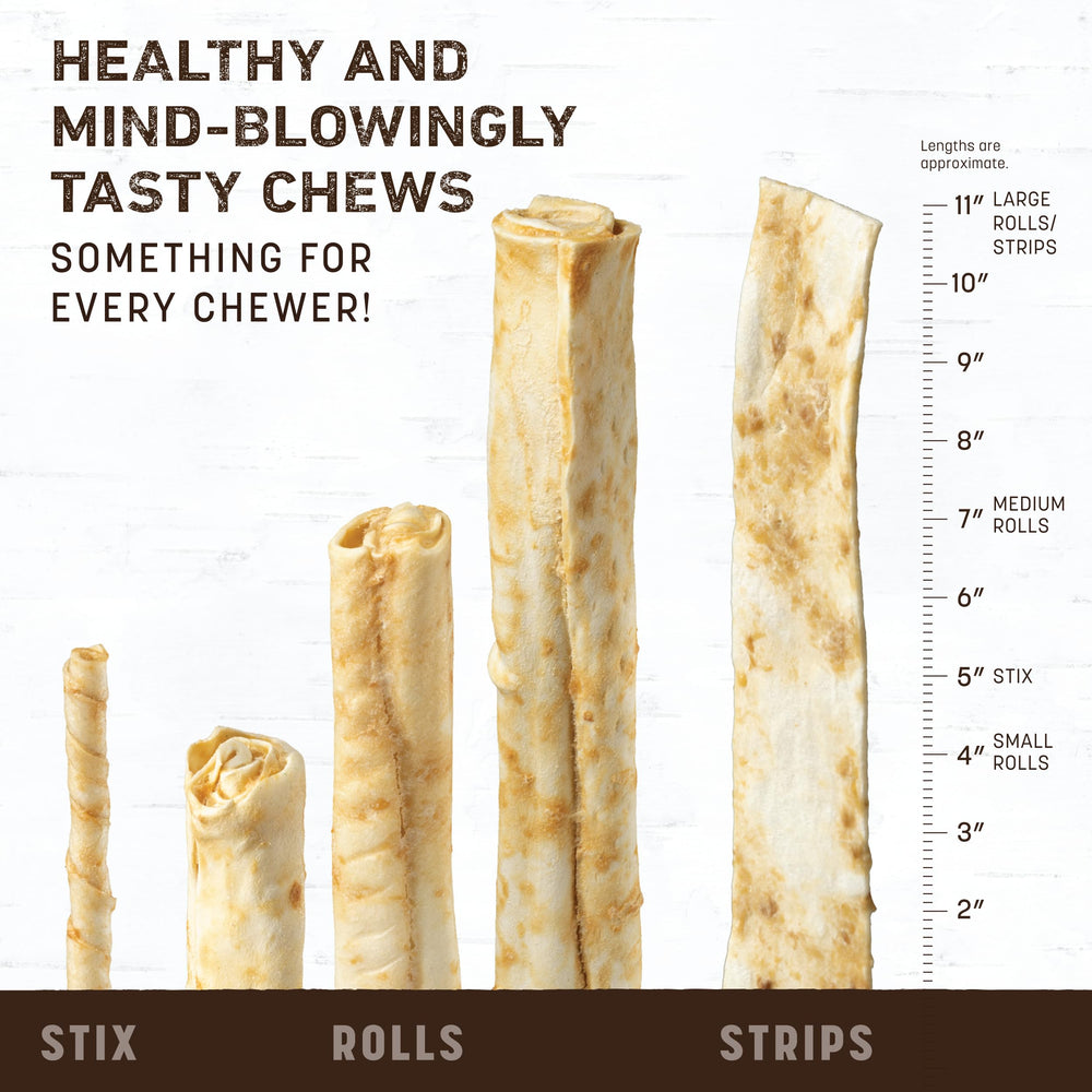 Earth Animal No Hide Rolls natural ingredients list visible