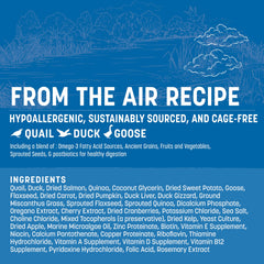 Earth Animal Wisdom Air Dried dog food jerky texture close-up demonstrates chewy, tasty morsels