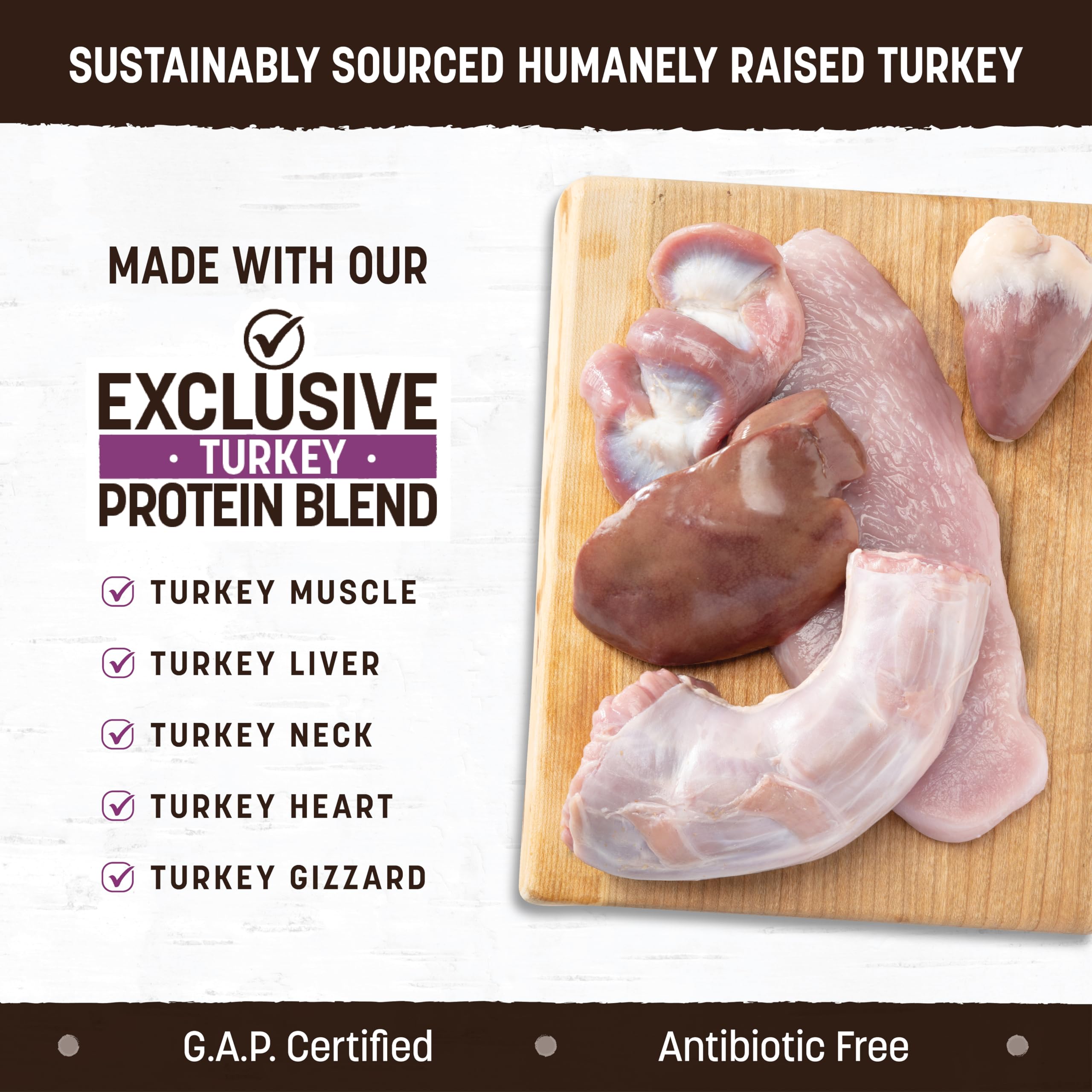 Earth Animal Wisdom organ meat chunks highlight premium protein sources