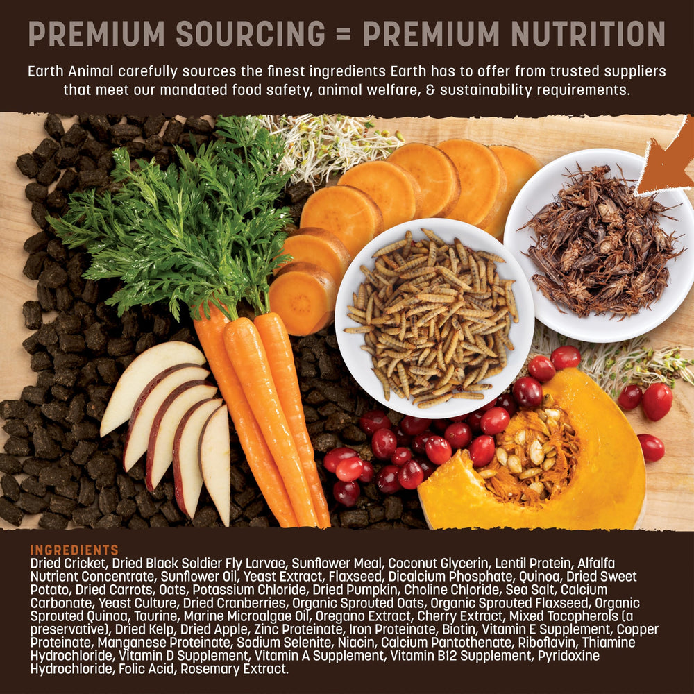 Earth Animal Wisdom Air Dried with sprouted seeds supporting gut-friendly nutrition