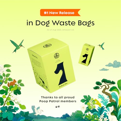&earth responsibly sourced bags support everyday pet cleanup routines.