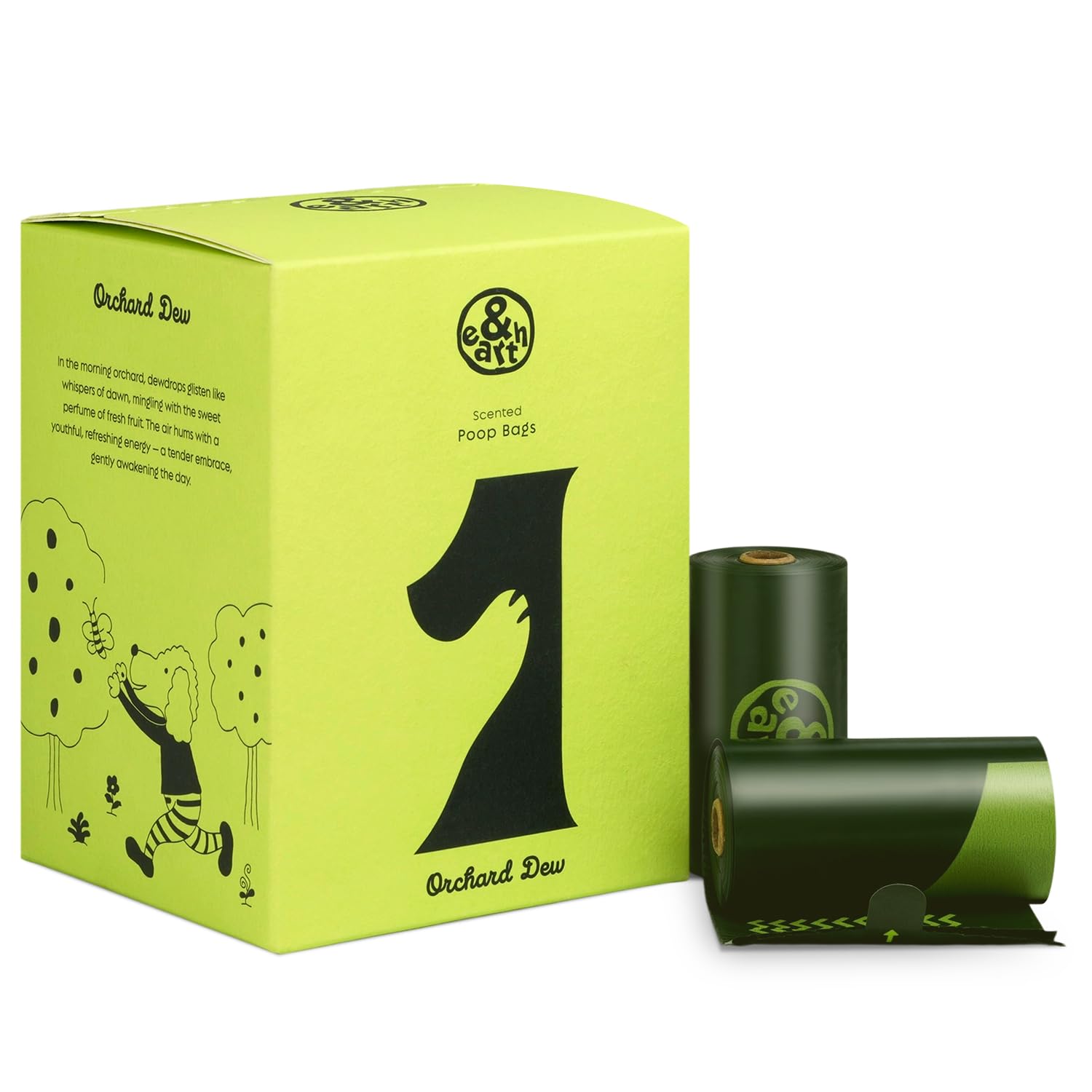&earth leak-proof and extra-thick poop bags ready for mess-free walks.