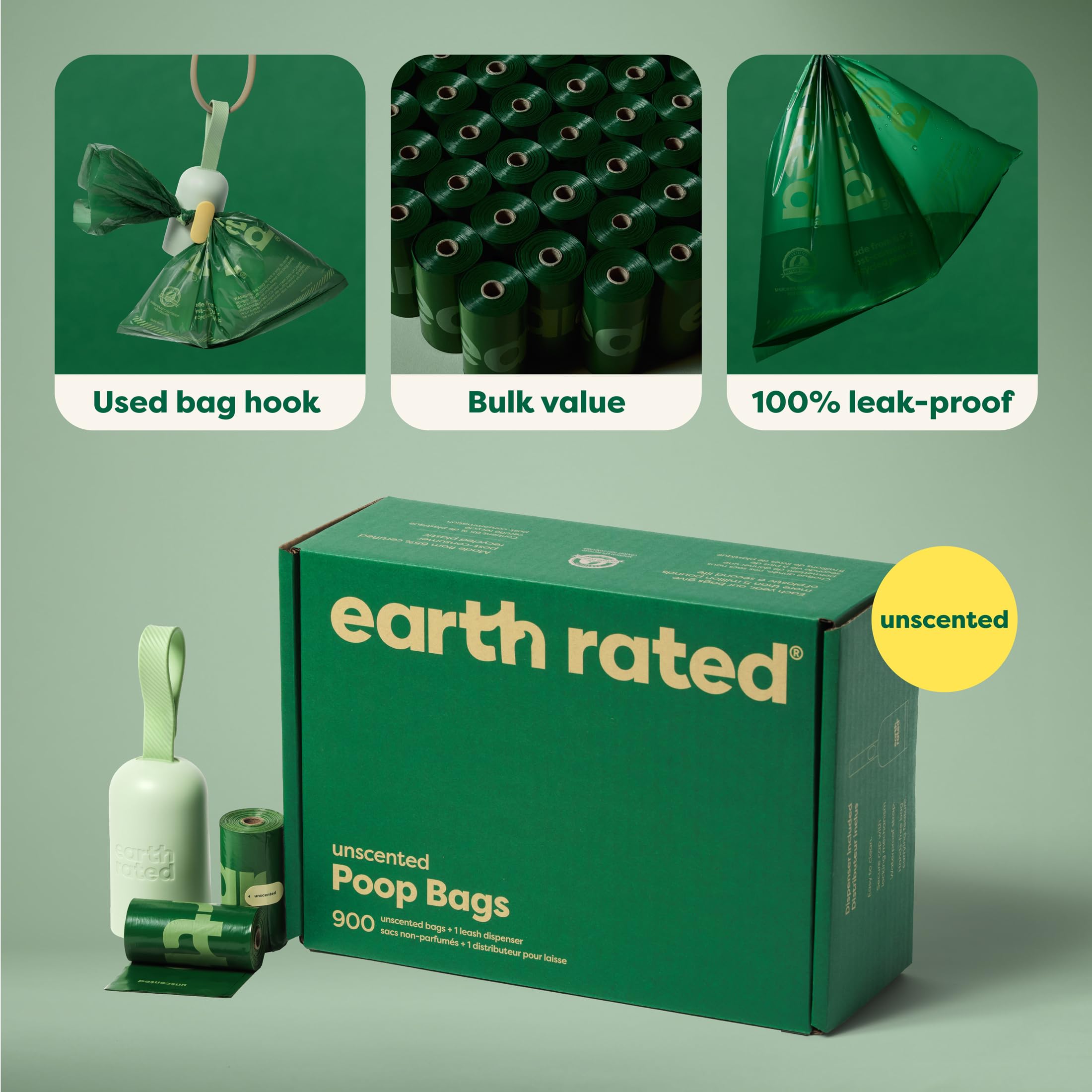 Earth Rated dog-walk essentials packed for a park outing.