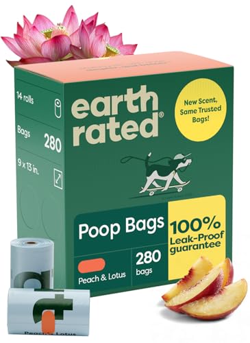 Earth Rated poop bags leak-proof roll showing durable, mess-free walking use