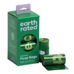 Earth Rated poop bags roll for easy on-the-go dog-walk cleanup.