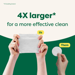 Earth Rated Vet-Developed wipes removing eye discharge gently and efficiently