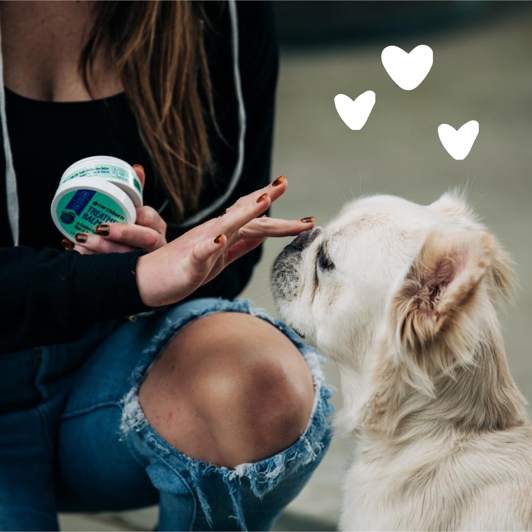 earthbath cruelty-free vegan pet care symbol on packaging