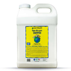 Earthbath hypoallergenic dog shampoo bottle—bulk 2.5 gal for sensitive-skin care.