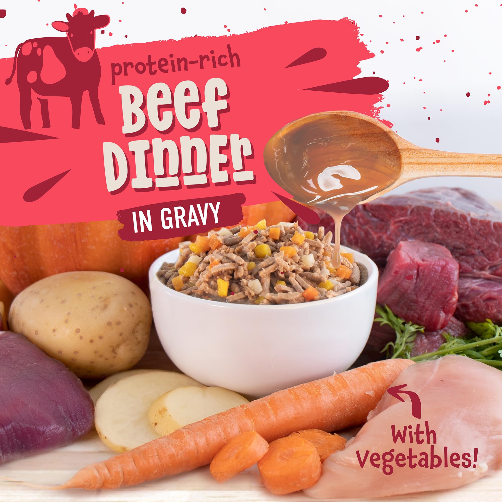Earthborn Holistic RanchHouse Stew beef chunks bowl hearty texture for a satisfying dinner