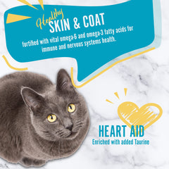 Earthborn Wild Sea Catch omega-fatty-acids closeup—supports skin and coat health.