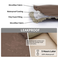 Easy-Going 82x86-inch cover on sofa demonstrates full furniture protection.